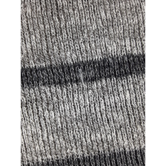 Free People Womens Gray Stripe Oversized Tunic Sweater Slit Boho Casual XS - Picture 13 of 13